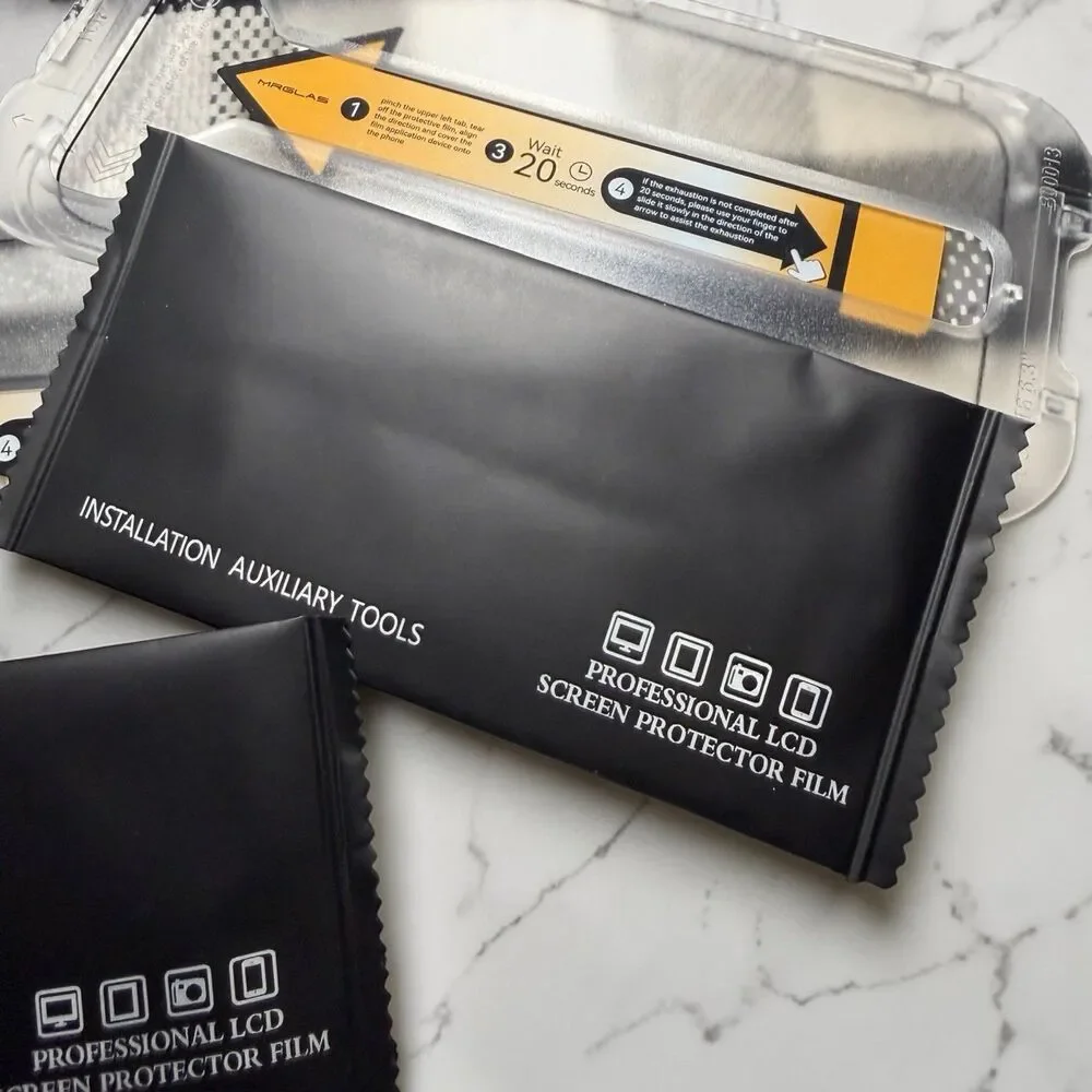 MRGLAS Screen Protectors for iPhone 16 Pro Auto Alignment Kit X3‎